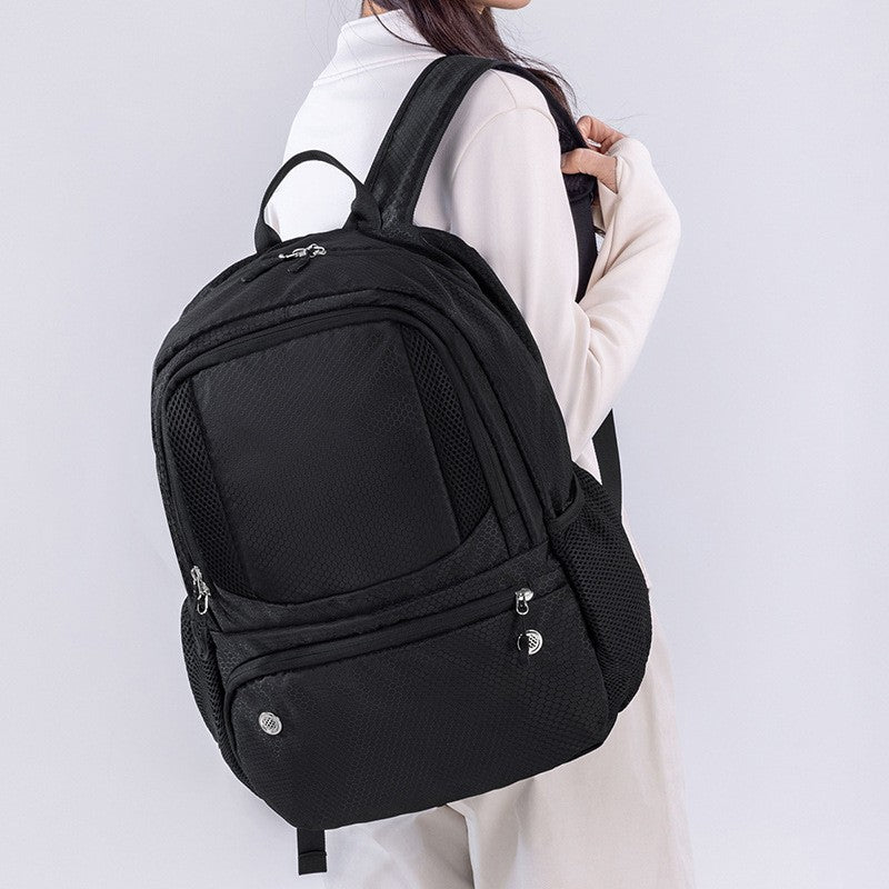 Mochila de Basquete Grande, Bolsa Esportiva com Suporte Separado para Bola, Compartimento para Tênis, Ideal para Futebol, Vôlei, Natação, Academia, Viagem