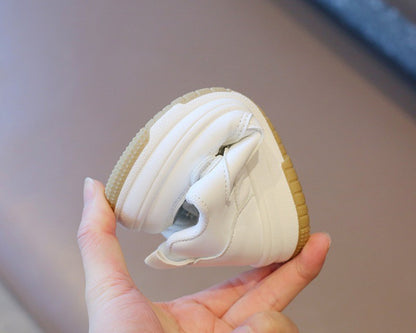 Children's White Shoes Spring and Autumn Kid's Sports Shoe Anti slip Lightweight Boys Board Shoes Soft Sole Baby Casual Shoes