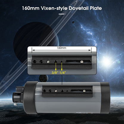 Telescópio Svbony MK105 OTA Portátil Design para Observações Lunares e Planetárias e Fotografia Maksutov Cassegrain MK105