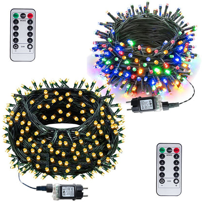 10M-100M 110V/220V Outdoor LED String Fairy Lights Christmas Lights For Garland Wedding Party Holiday Garden Lamp Holiday Decor