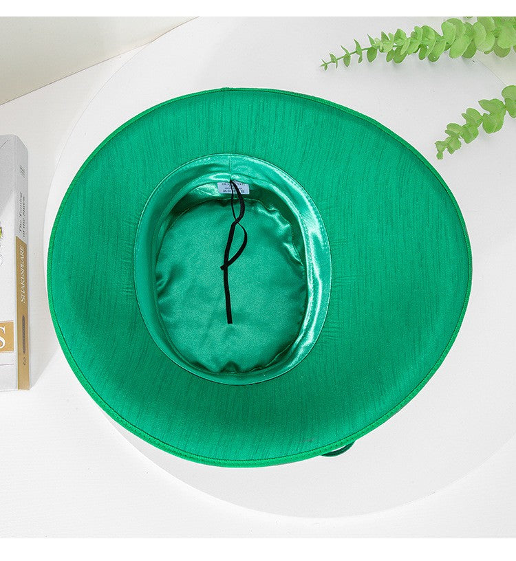 Moda Luxo Moda Pena Chapéu Chá Igreja Elegante Fotografia Cartola Feminina Banquete Fascinator Chapéus Formais de Casamento
