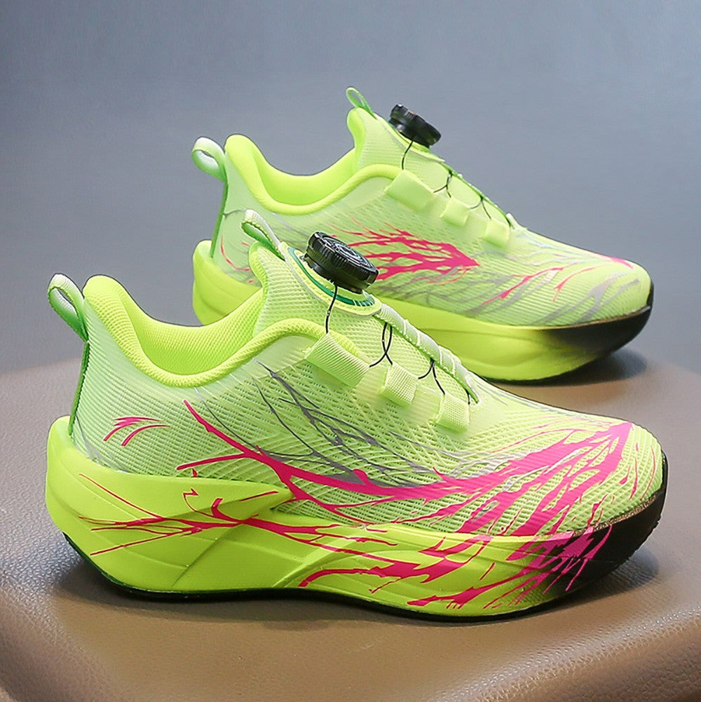 Autumn Sport Shoes For Children Mesh Breathable Teenager Kid's Sneakers Soft-soled Lightweight Boy's Girl's Running Shoes