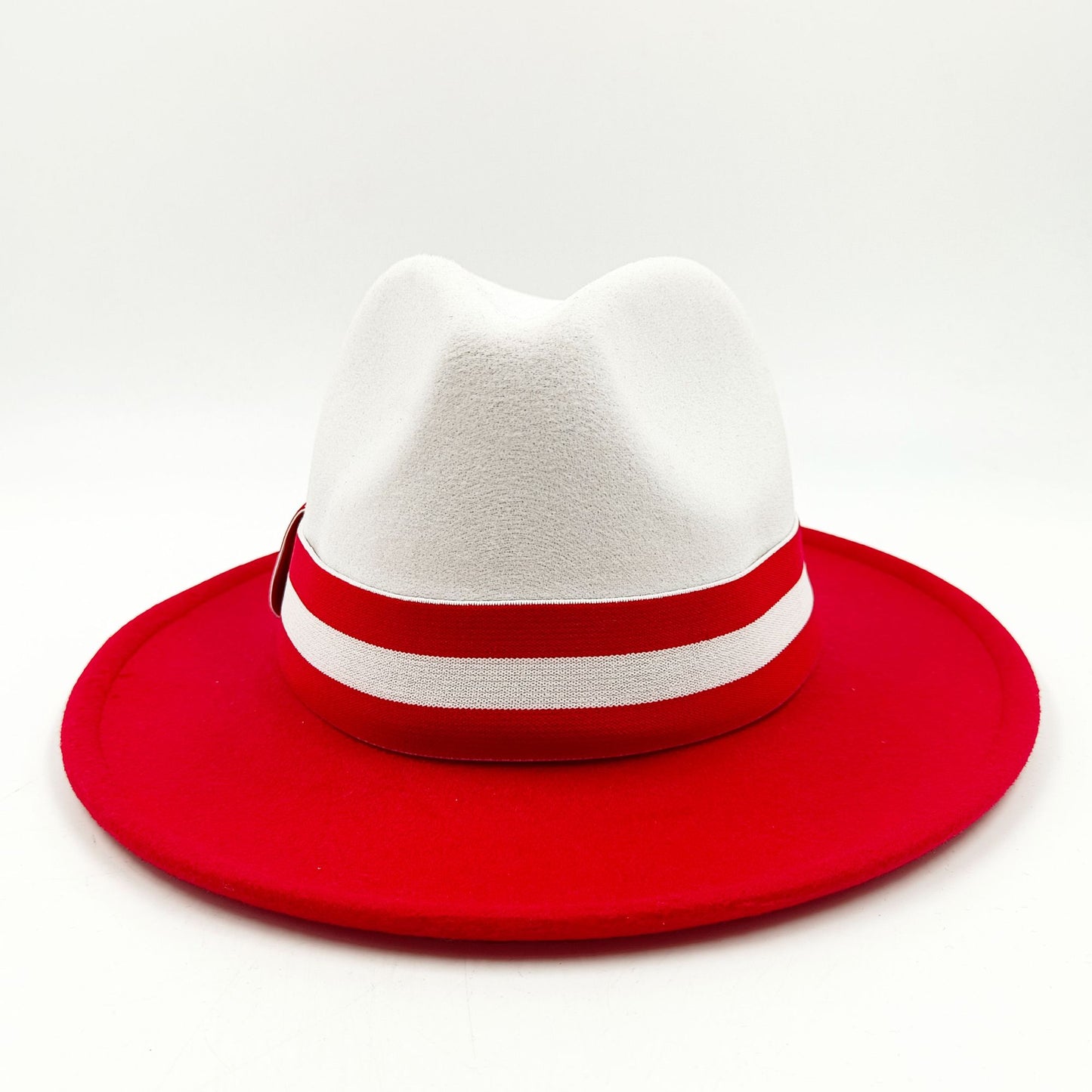 Men's fedora hat Men's and women's universal solid color fedora hat Women's 21 color wide brim jazz hat Autumn and winter Britis