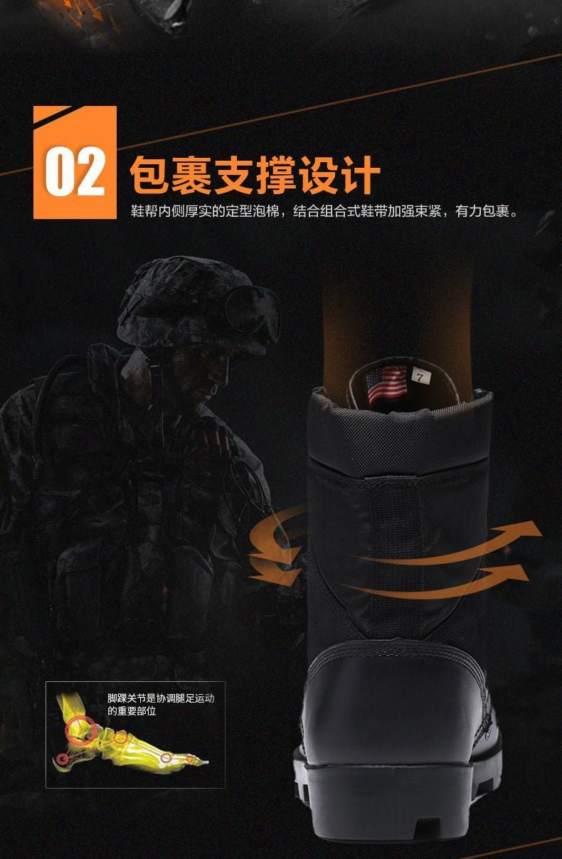 2024 Autumn and Winter Wolf Men's Hight-Top Desert Fans Delta Boots