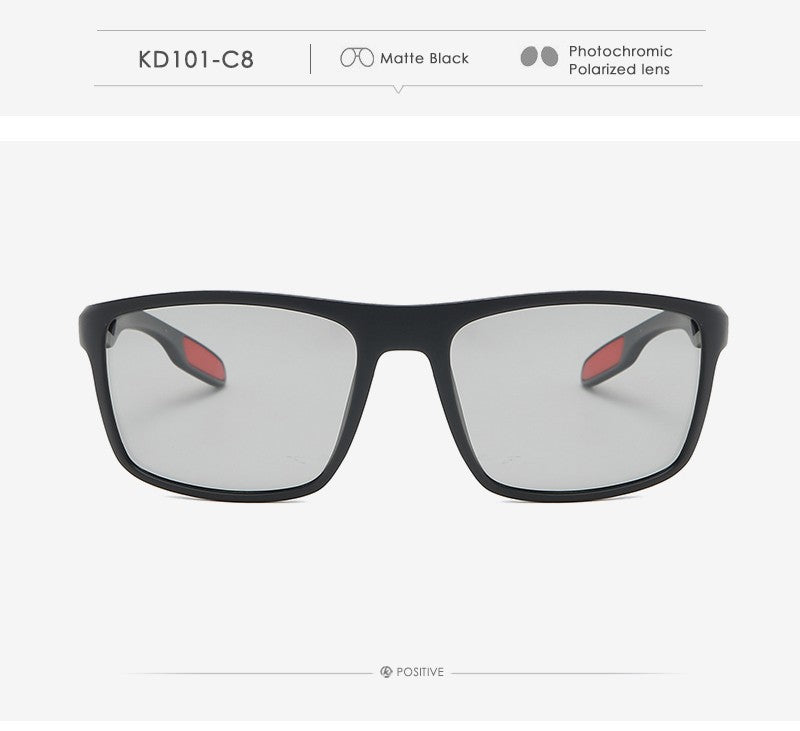 KDEAM Rectangular Ultra Light TR90 Sunglasses Men Polarized Wholesale