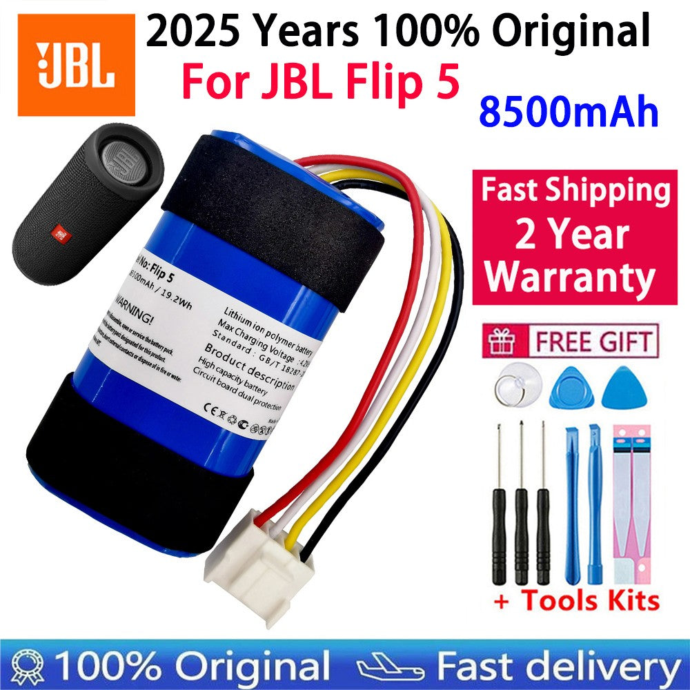 Bateria Original Recarregável 2025 Anos para Caixa de Som JBL Link 10 20 Clip Charge Boombox Pulse Xtreme Flip 1 2 3 4 5 6 Bateria