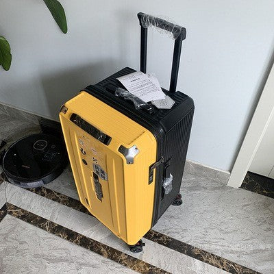 KLQDZMS High Quality Luggage Oversized Capacity Trolley Case PC Code Cart Type Travel Bag Universal Wheel Rolling Suitcase