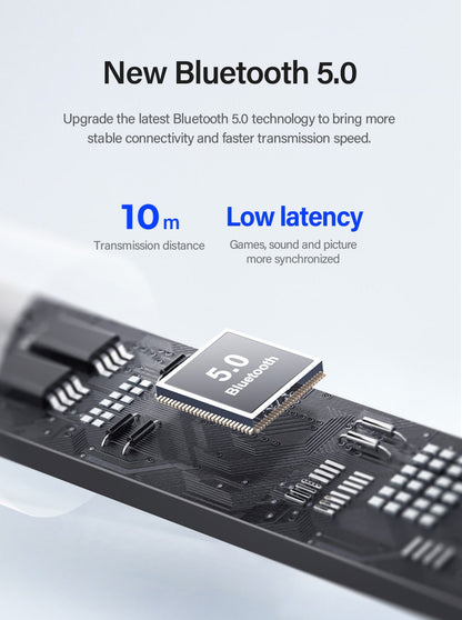 Lenovo LP40PRO/LP40 5 peças Fone de Ouvido Sem Fio Bluetooth 5.0 Estéreo Duplo Redução de Ruído Graves Controle de Toque Longa Espera 230mA