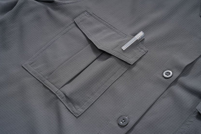 TACVASEN Womens UPF 50+ Fishing Shirts UV Block Quick Dry Long Sleeve Cargo Shirts Breathable Mesh Outdoor Trekking Hiking Shirt