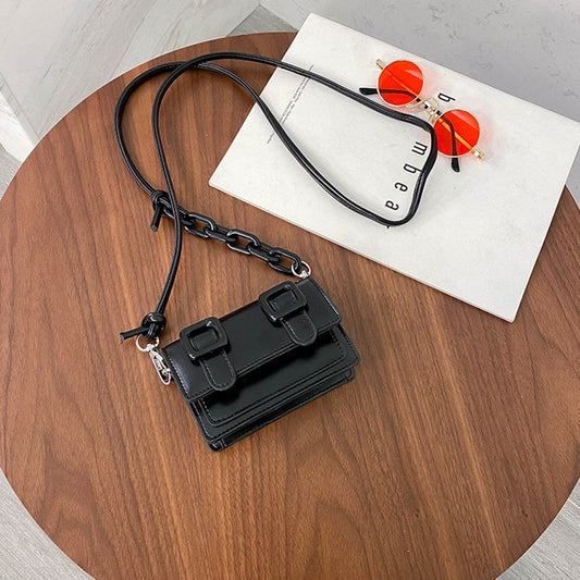 Mini Small Messenger Bags For Women Girl Chain Purse PU Leather Handbag Ladies Girl Crossbody Bags Designer 2022 Summer Yellow