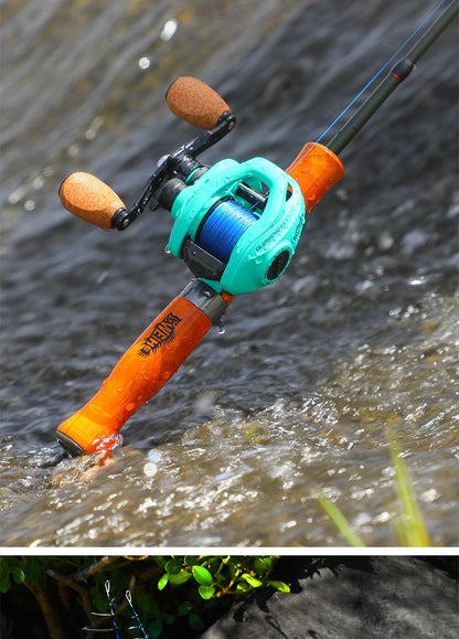 Vara Fuji Fuji tipo Ghost Face para pesca de micro-objetos, vibração, boca de cavalo, UL, ajuste rápido, vara retrátil para riacho