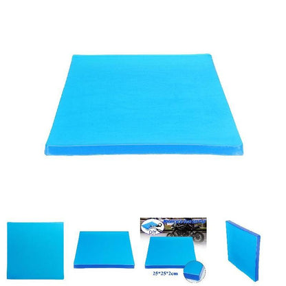 Almofada de Gel para Banco de Moto Almofada de Assento com Absorção de Choque Tapetes Reduzem a Fadiga Almofada Confortável Macia Fresca DIY Banco de Moto