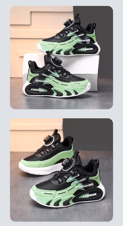 Leather Boys Kids Sneakers For Girls School Casua Outdoor Breathable Running Breathable Soft  Non-slip Children Shoes boacoisa