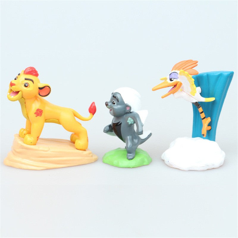 12Pçs/Conjunto Filme Desenho Animado O Rei Leão Simba Nala Timão Modelo Estatueta PVC Figuras de Ação Coleção de Brinquedos Clássicos Presentes Infantis