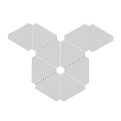 WIFI Bluetooth 5V USB Triangle Lamps Quantum Atmosphere LED Night Light For Game Bedroom Decoration Creative Decorat Wall Lamps