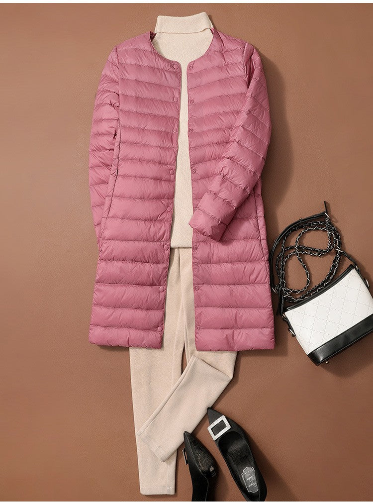 S/M Women Winter Coats 2024 New Autumn Winter O-Neck Female Thin Duck Down Jackets Portable Windproof Puffer Parkas 0-10?