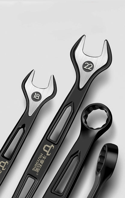 Chaves Catraca de Boca e Estrela Dupla Utilização 6mm-24mm Jogo de Chaves Combinadas Cortador de Porcas Ferramenta Manual Combinada para Reparo de Motor