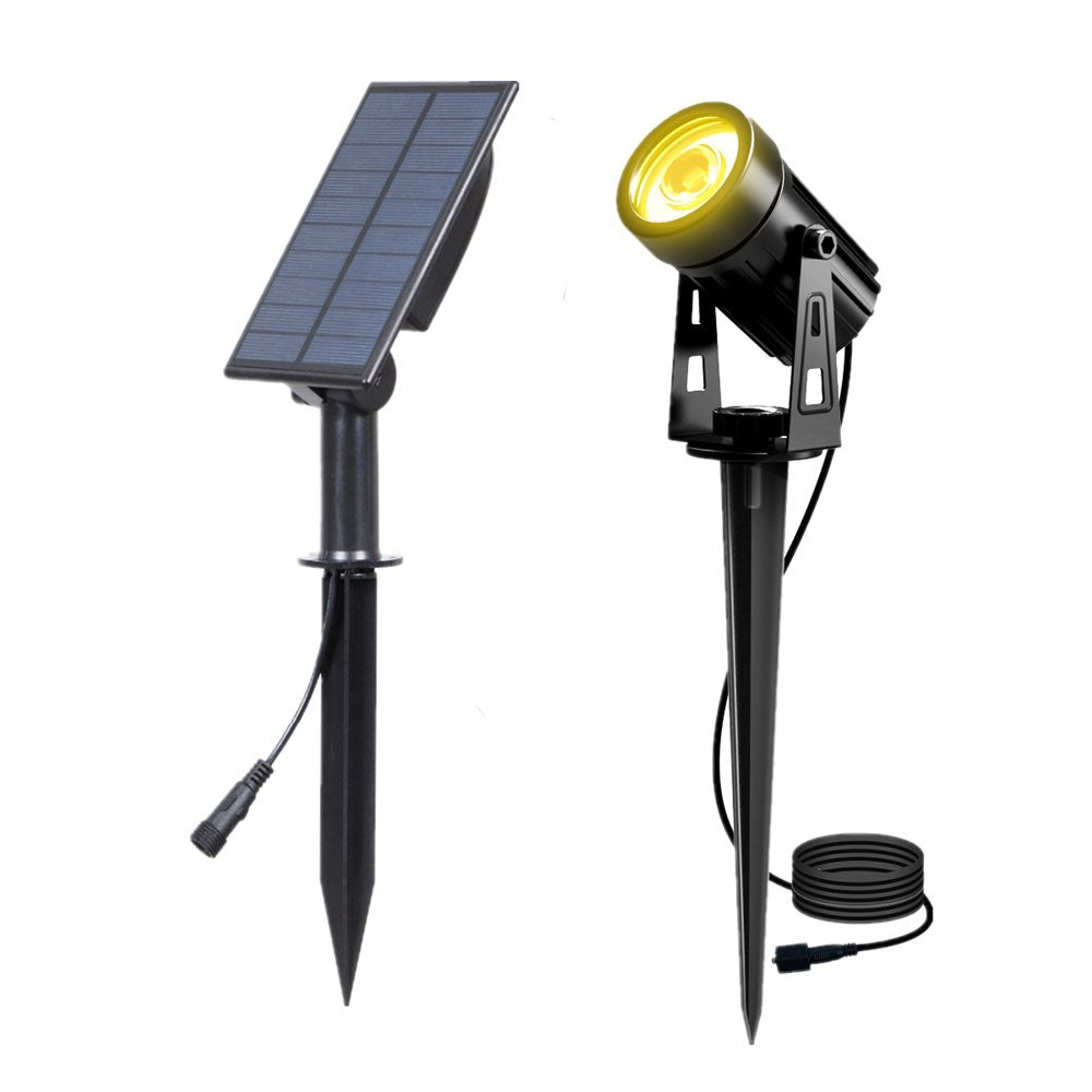 Solar Powered Spotlight IP65 Solar LED Light Outdoor Landscape Yard Garden Tree Separately Lamp Aluminum Anti Rust Solar Lamp