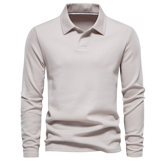 AIOPESON Men's Embroidery Polo Shirt Fashion Turn down Collar Casual Social Luxury Golf Shirt