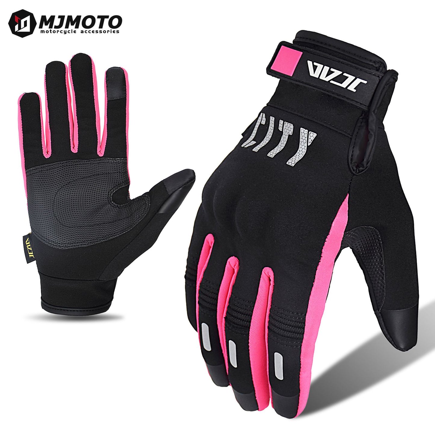 Luvas de motocicleta City Riding Luvas de corrida de moto à prova de vento e à prova d'água para primavera e outono para homens e mulheres Luva de motociclista com tela sensível ao toque