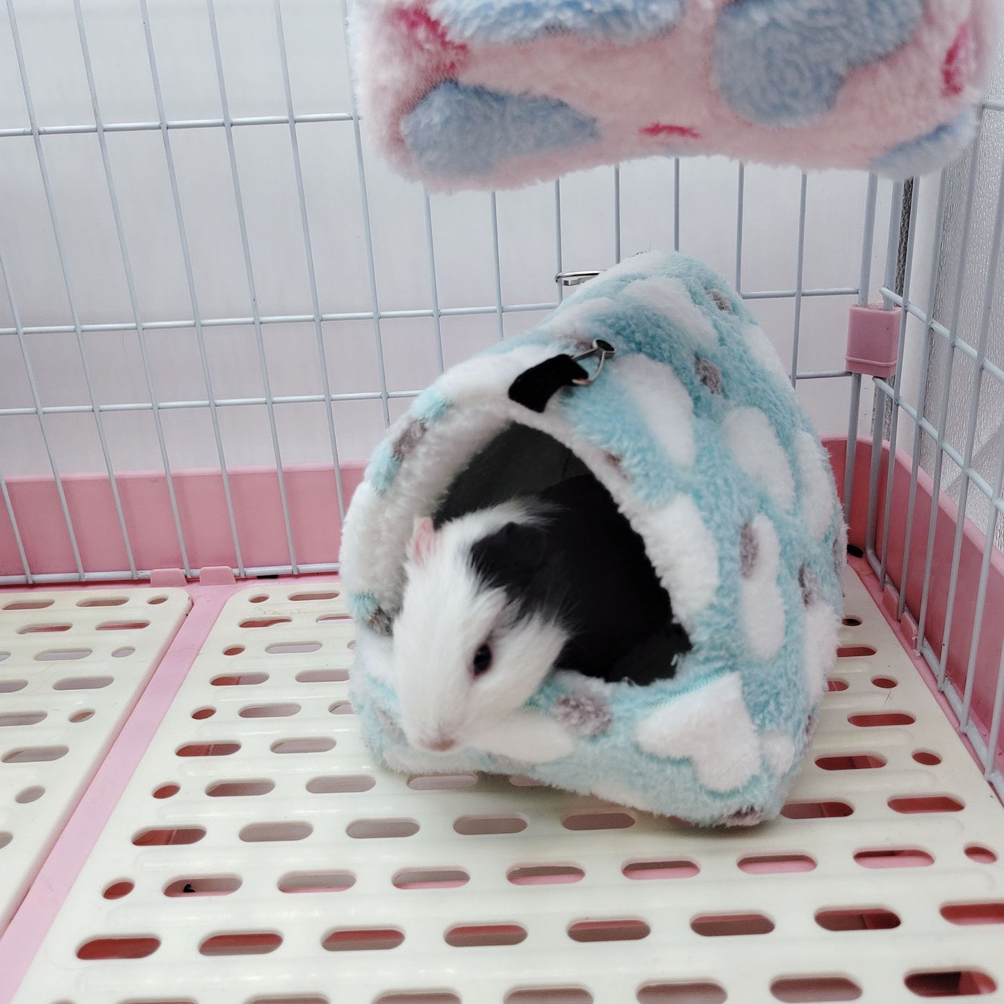 Ninho de Hamster Bolsa de Mel Esquilo Ramo de Flor Brilhante Porquinho-da-índia Porco-da-holanda Gato Longo Suprimentos de Aquecimento de Inverno para Animais de Estimação Gaiolas de Algodão