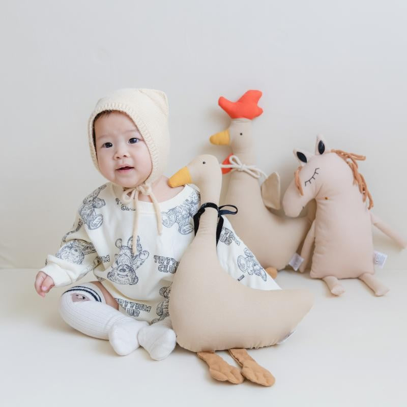 Instagram Baby Giraffe Doll Canvas Toy Doll Children's Baby Comfort Doll Comfort Pillow PP Cotton