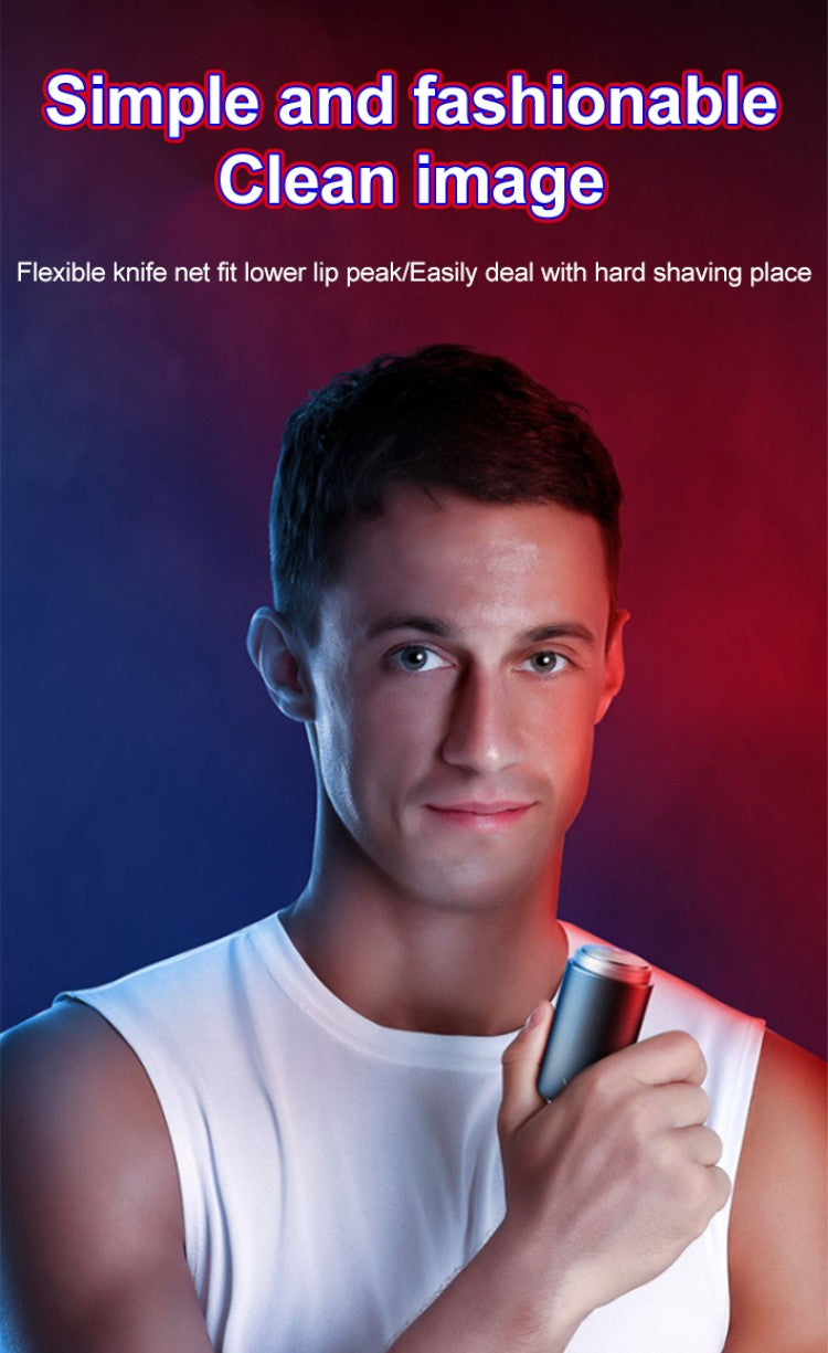 Men's Portable Mini Electric Shaver USB Charging Multifunctional IPX7 Waterproof Shaver