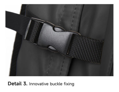 Mochila LEE de grande capacidade para viagem, para notebook de 15,6 polegadas, à prova d'água, de nylon casual, para adolescentes, faculdade, escola, masculino e feminino