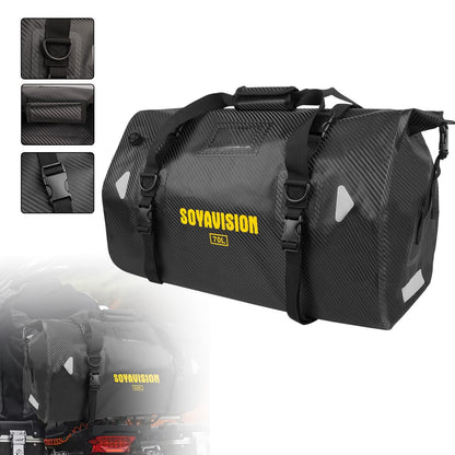 Motorcycle Dry Bag Waterproof Reflective Tail Duffle Bag Skiing Travel Hiking Camping Boating Riding Fishing Outdoor Luggage