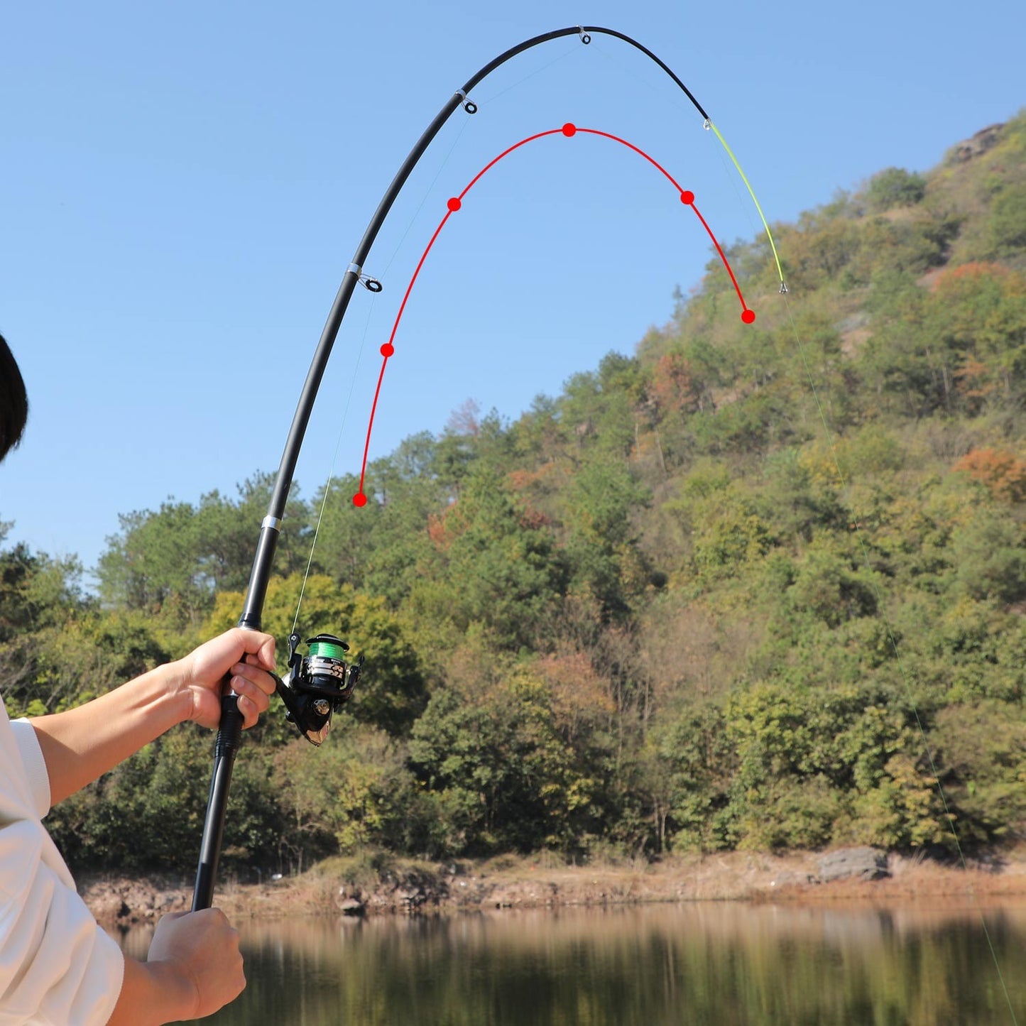 Vara de Pesca Sougayilang Carbon 2.1-3.0m Vara de Pesca Telescópica Vara de Arremesso Portátil para Pesca de Lazer Pesca em Água Salgada