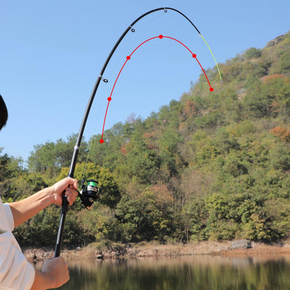 Vara de Pesca Sougayilang Carbon 2.1-3.0m Vara de Pesca Telescópica Vara de Arremesso Portátil para Pesca de Lazer Pesca em Água Salgada