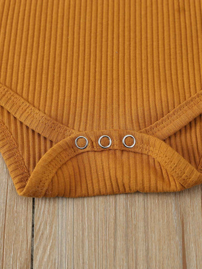 Summer Newborn Baby Girl Clothes Set  Sleeveless  Bodysuit  Printed Shorts  3pcs Clothing Suit Baby Girl Clothes For 0-1Years