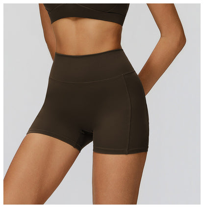 Women Yoga Shorts Gym Cycling Running Workout Scrunch Butt Women High Waist Sports Shorts Fit Mesh for Fitness Hip Lifting Yoga