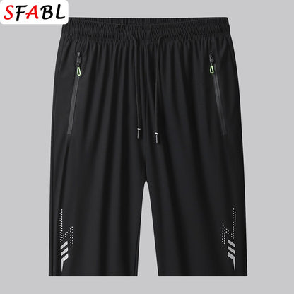 Sports Shorts Men Summer Quick-drying Breathable Drawstring Shorts Male Beach Short Pants for Men New Gym Fitness Bottom Summer