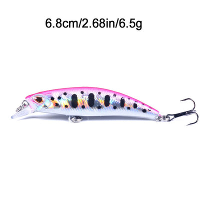 HENGJIA Jerkbait Sinking Wobblers Iscas de Pesca 8cm-9g Truta Artificial Plástico Rígido Isca Crankbait Pesca de Baixo