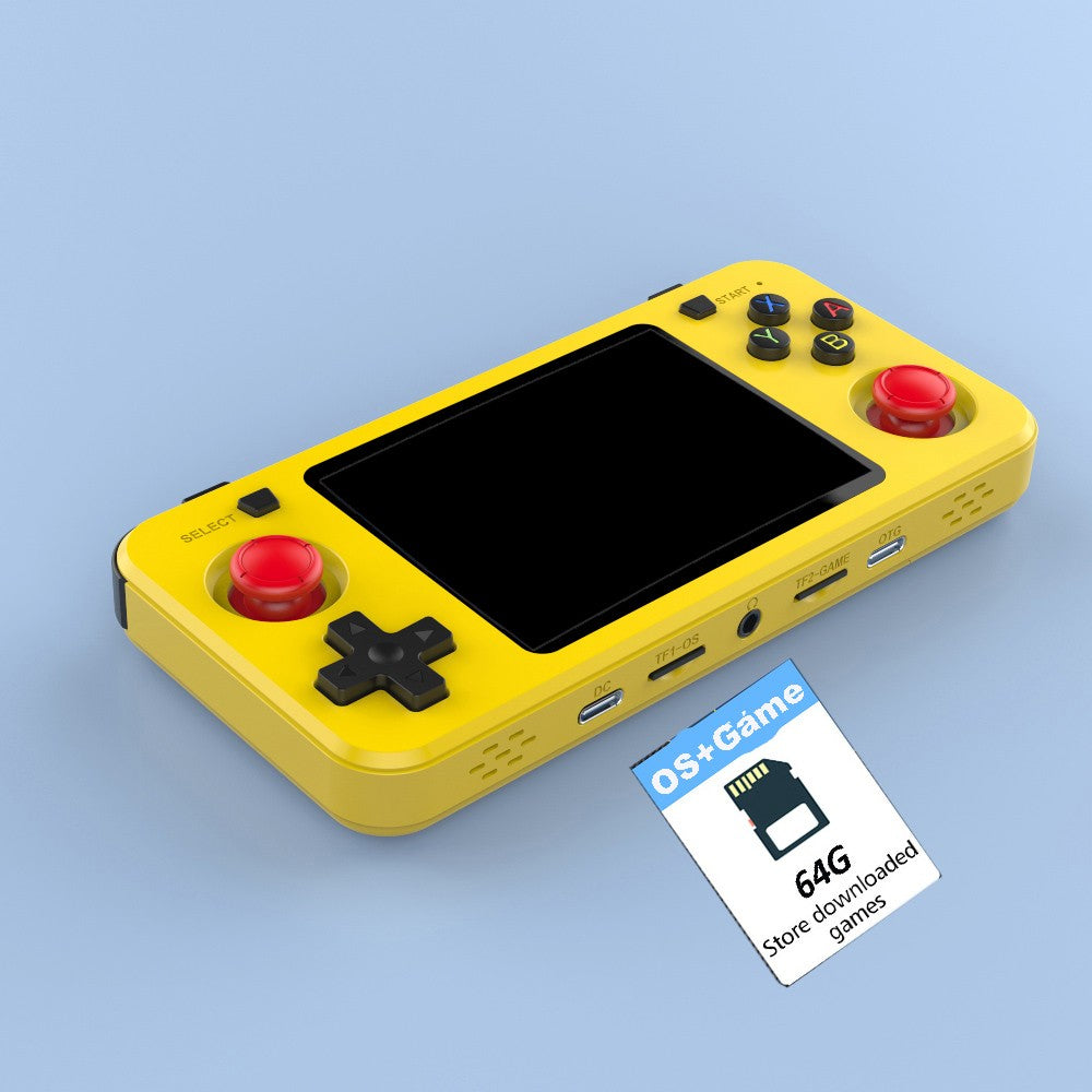 New R36H Retro Handheld Console Open-Source Linux System Classic Game Consoles 3.5 inch IPS Screen 64G Portable Video Player