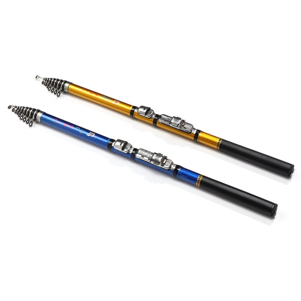 Vara de Pesca de Mar em Material de Carbono, Vara de Pesca Telescópica de Qualidade, Varas de Spinning de Qualidade 1.5m, 1.8m, 2.1m, 2.4m, 2.7m, 3m