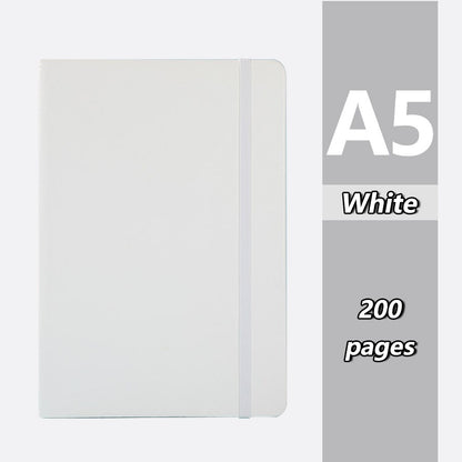 Popular A5 bound notebook, 200 pages, school supplies, agenda, suitable for offices, universities, couples, is the best gift
