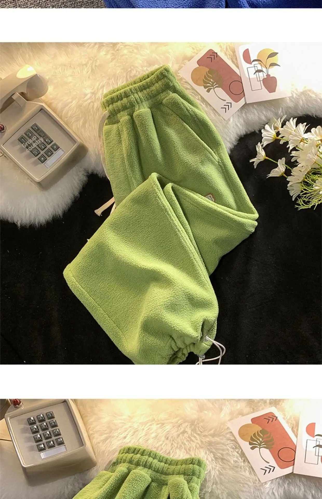 Lamb Velvet Thickened Fleece Women's Casual Pants Autumn Winter Warm Outdoor Wear Loose Fit Sports Trousers