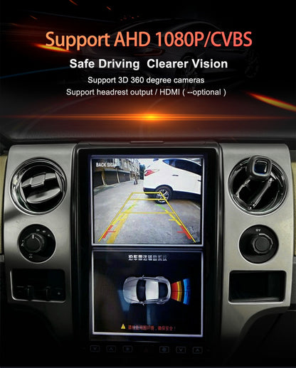 14,4 polegadas Android 13 128GB Para Ford F150 Raptor 2009-2014 Tesla Style Car GPS Navigation Multimedia Player Rádio Leitor de Fita Multimídia