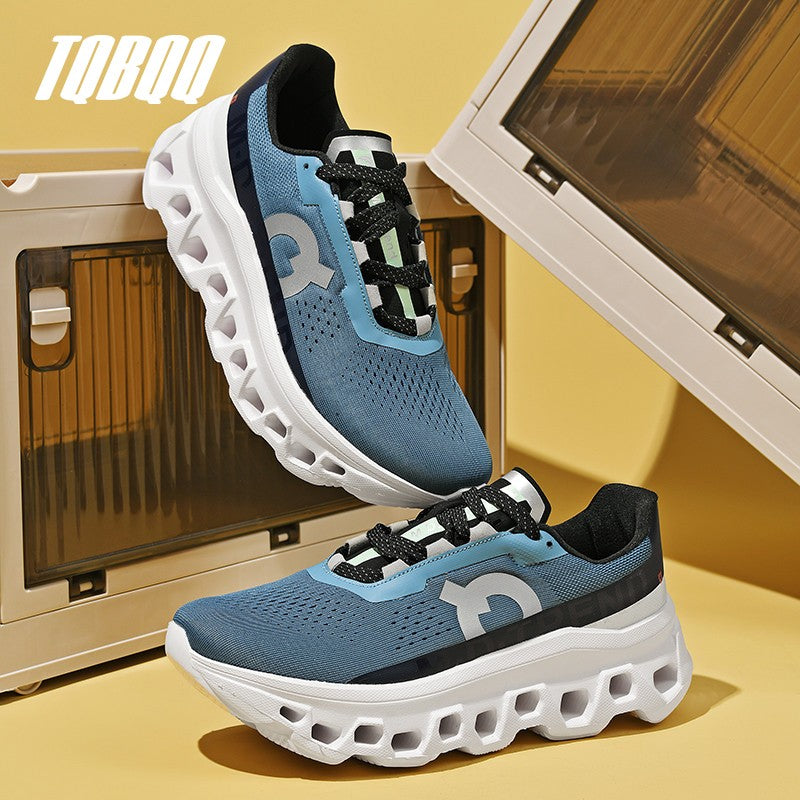 Tênis Masculino com Amortecimento para Corrida Tênis Esportivo Leve Casual Masculino Antiderrapante Tênis Esportivo para Viagens ao Ar Livre Caminhada