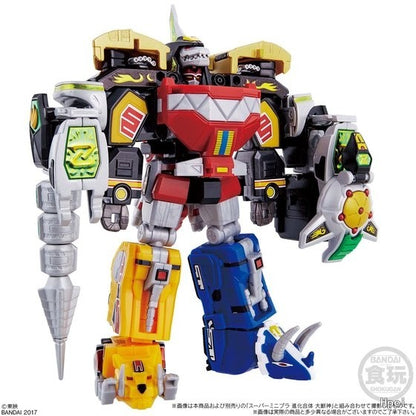 BANDAI Original SUPER MINIPLA Power Rangers Série Rei Dragão de Pulso\Deus Grande Besta Anime Action Figure Modelo Brinquedos Presentes Para Meninos