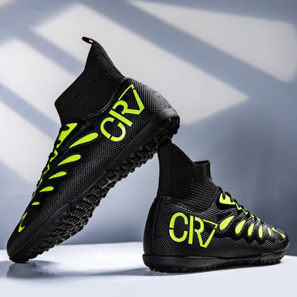 High Ankle Sports Footwear Fg/Tf Kids Soccer Cleats Football Boots Professional Men's Soccer Shoes