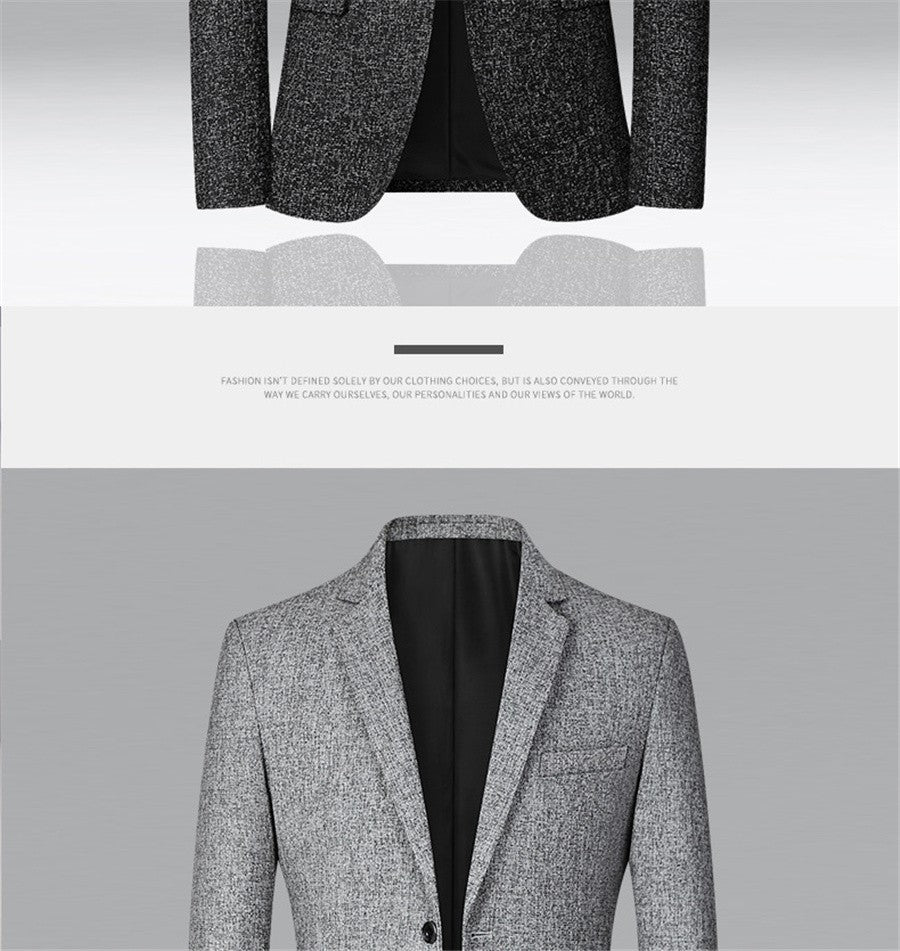 FGKKS 2023 Spring Autumn Blazers Men Fashion Slim Casual Business Handsome Suits Brand Men's Blazers Tops