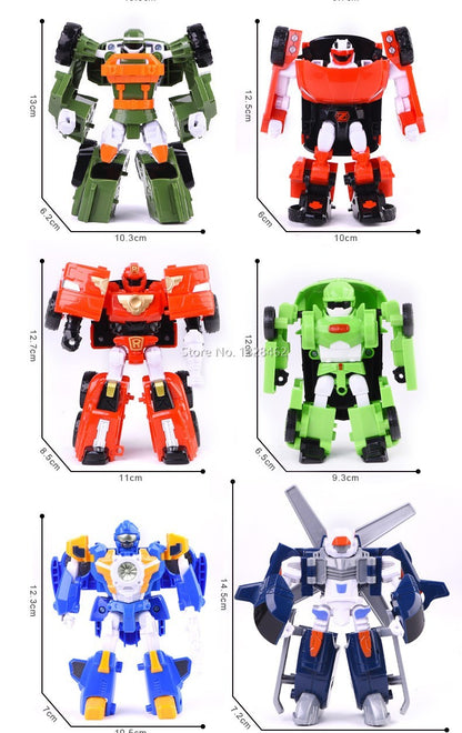 Mini Robô de Transformação Tobot Brinquedos Coreanos Desenhos Animados Irmãos Anime Tobot Deformação Carro Avião Brinquedos para Crianças Presente