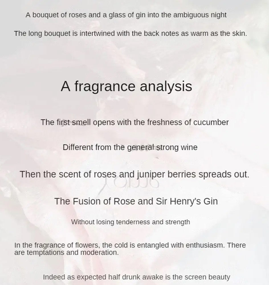 50ml de perfume Angels Share de alta qualidade com fragrância de colônia de longa duração e spray corporal atraente de rosa e conhaque