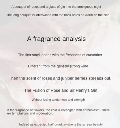 50ml de perfume Angels Share de alta qualidade com fragrância de colônia de longa duração e spray corporal atraente de rosa e conhaque