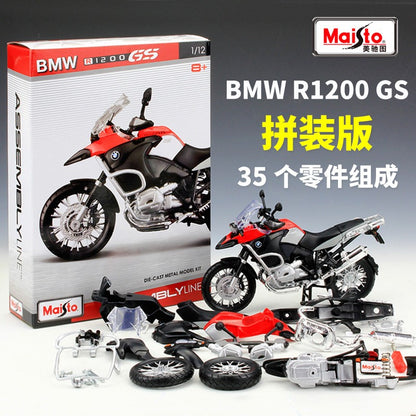 Maisto 1:12 BMW S1000RR HONDA CBR 600 RR 1000 RR KTM 690 Duke YAMAHA YZ450F Assemble DIY Motorcycle Bike Model Toy New In Box