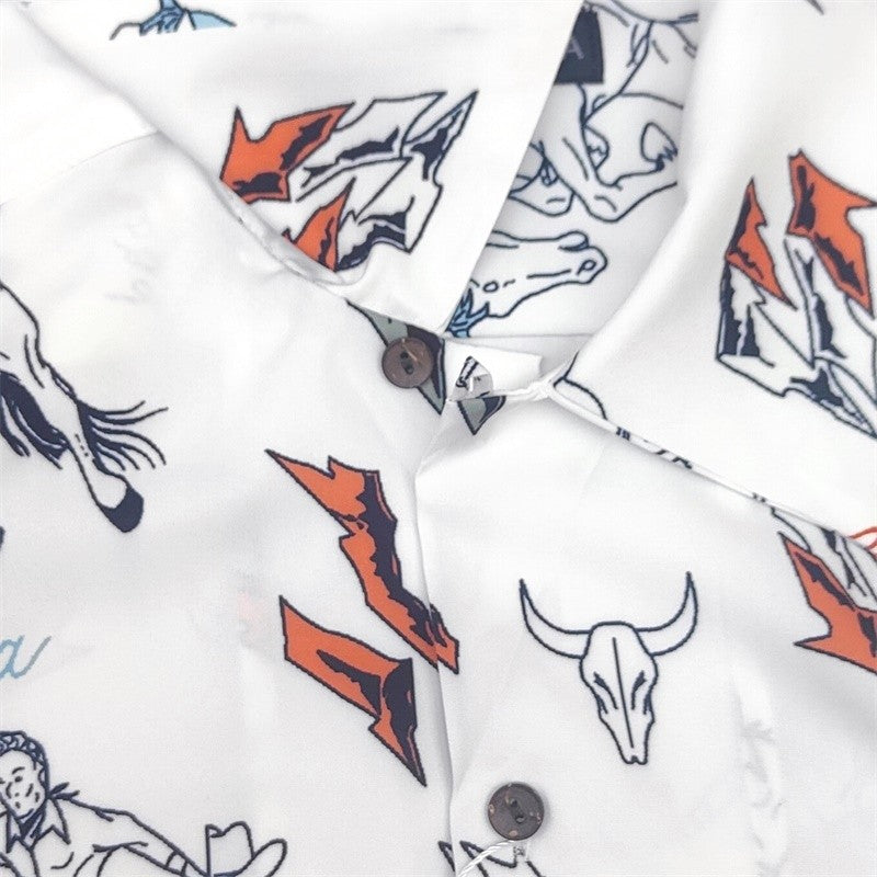 Latest Trend WACKO MARIA 25SS Vintage Denim Rope Crop Casual Hawaii Beach Holiday Mens Womens Casual Short Sleeve Shirt Tops