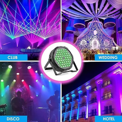 3w*60 led rgb 3 in 1 par light dmx 512 sound control dj party lights wedding disco lights ballroom club projection stage lamp